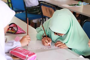Bengkel Khat Restu International College di SAM Haji Dorani
