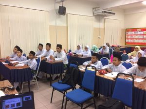 Bengkel Khat Restu International College di SAM Nurul Iman