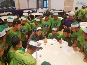 Bengkel Khat Bersama Pelajar Maahad Tahfiz Ismail Sempena Program Iktikaf Ramadhan