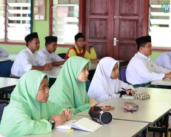 Bengkel Khat Restu International College di SAM Haji Dorani