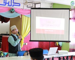 Bengkel Khat Restu International College di SAM Haji Dorani