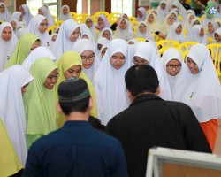 Bengkel Khat Anjuran Restu International College di SAMT Sultan Hisamuddin, Klang