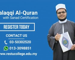 Register Talaqqi Al-Quran with Sanad (Certificate) today!